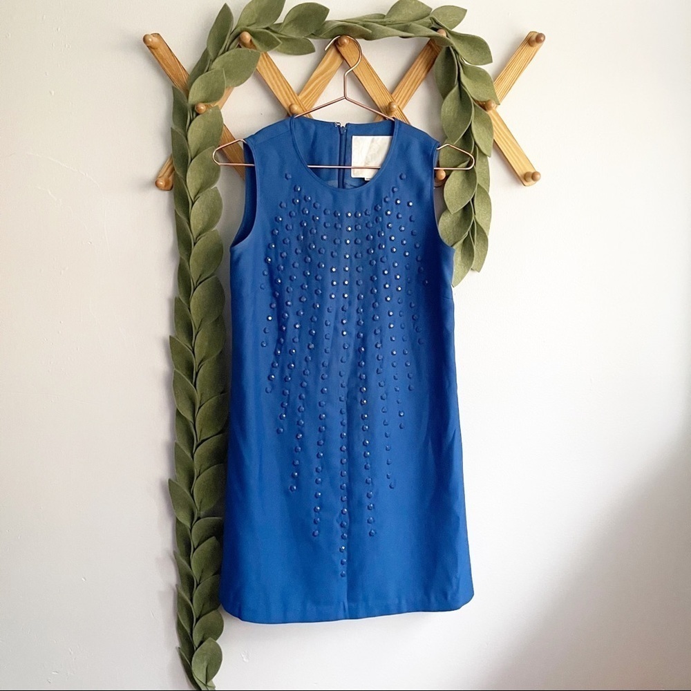 Karta Blue Jeweled Dress